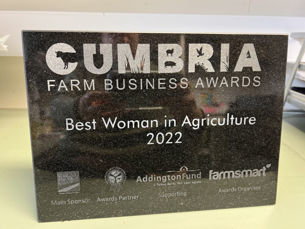 Cumbria Farm Business Awards - Best Woman in Agriculture
